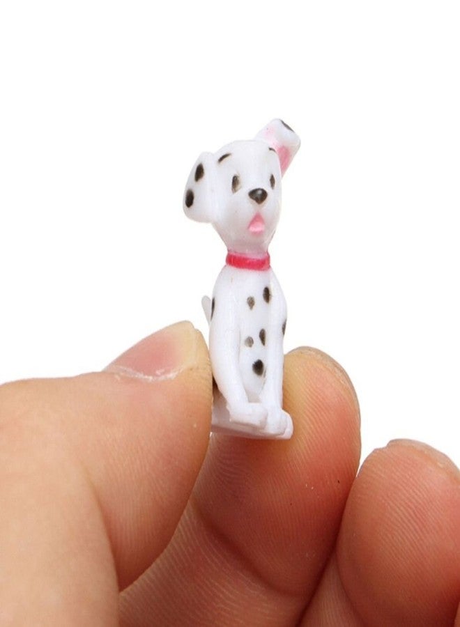 BHOOLU&GOOLU Plastic Cute Miniature Dog 6 Pcs/Set (Multi Color) - Image 5